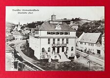 AK GLASHÜTTE im Müglitztal um 1924 Deutsche Uhrmacherschule  ( 150052