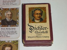 antikes Kartenspiel " Dichter