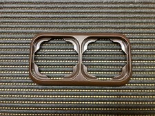 Busch Jaeger DURO LX Rahmen 2-fach waagrecht braun Duro 2000