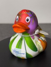 Badeente Ente Frühling Labelabweichung aus der LUFTHANSA First Class Lounge HON