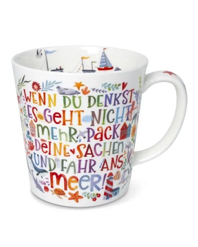 Tasse buntes meer jumbobecher - buntes,
