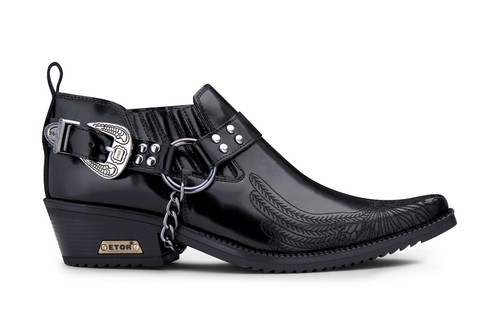 Herren leder westernschuhe - leder,