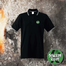 SCHLEIMKEIM POLOSHIRT SCHWARZ