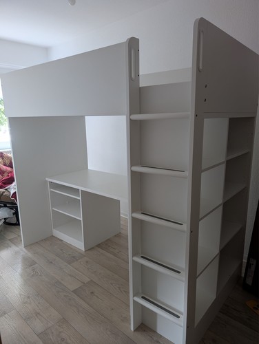 Hochbett mit schreibtisch - hochbett, und