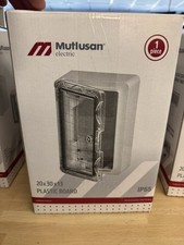 Mutlusan Schaltschrank ABS Kunststoff IP65 Gehäuse Schrank Leergehäuse 20x30x13