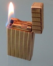 S.T. Dupont, goldenes Feuerzeug Briquet LINIE 1 GROSS