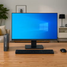 Komplett PC-Set | HP EliteDesk + 24" Monitor | AMD PRO A10-8770E | 512GB SSD