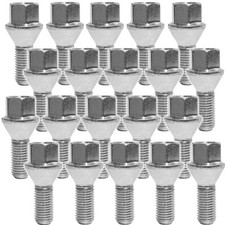 Radschrauben Radbolzen 20x Kegel M12 x 1,5 x 26mm für BMW Alufelgen Stahlfelgen
