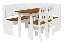 Essgruppe Garnitur Eckbank Tisch Stühle Kiefer Holz Massive Holz NEU