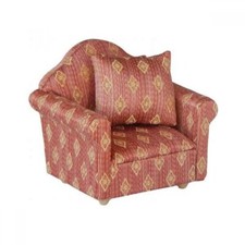 Puppenstube - Sessel rose mit