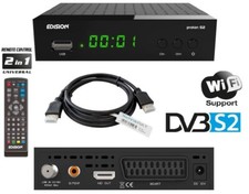 Edision Proton S2 Full HD SAT Receiver HDMI SCART USB DVB-S2 inkl. HDMI Kabel