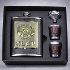 Flachmann Set 230 ml Edelstahl