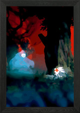 ori anime gerahmtes Wandbild