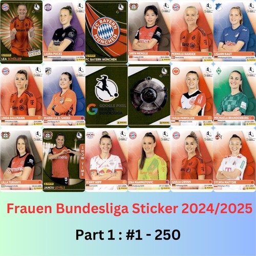 Panini frauen bundesliga - bundesliga, 24/25