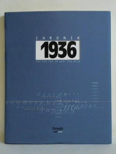 Chronik 1936 tag - tag, in