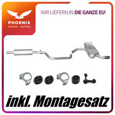 Audi A3 1.6 75kW (2003-2008) Auspuffanlage Mittel+Endschalldämpfer Auspuff