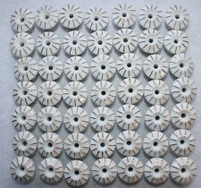 1 x Porzellanknopf weiß