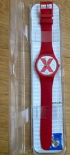 Swatch X Rated red wristwatch