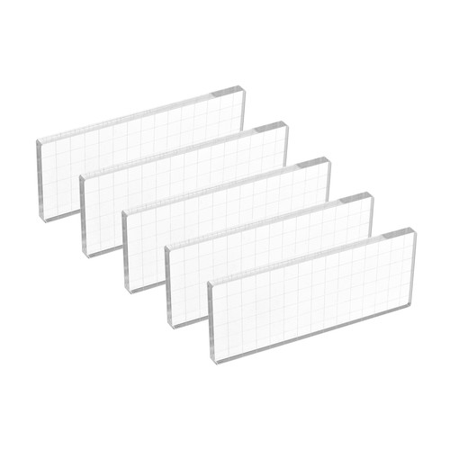 Acryl stempelblock für 5er - stempelblock,
