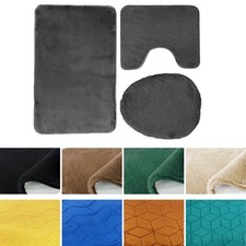 3 Tlg. Set Badematte