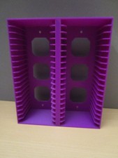 Mini Disc - MD Box Case für 40 MDs Aufbewahrungsbox - schwarz / Rack / Regal Box