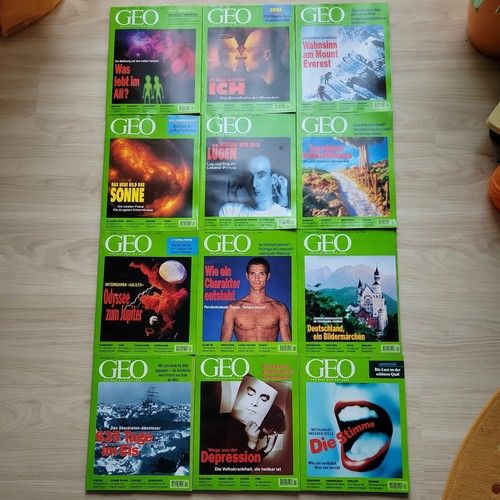 Geo magazin jahrgang - jahrgang, 1998