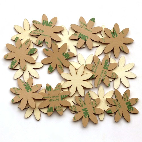 Selbstklebende holz blumen - holz,