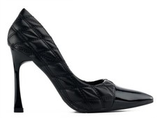 Matte schwarze Stilettos für Frauen