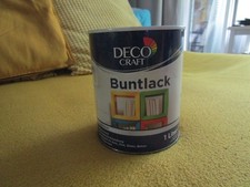 Buntlack für innen und außen - 1 Liter - elfenbein - seidenmatt