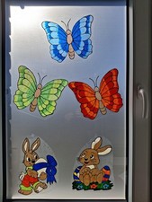 5x Window Color Fensterbild Ostern Frühling