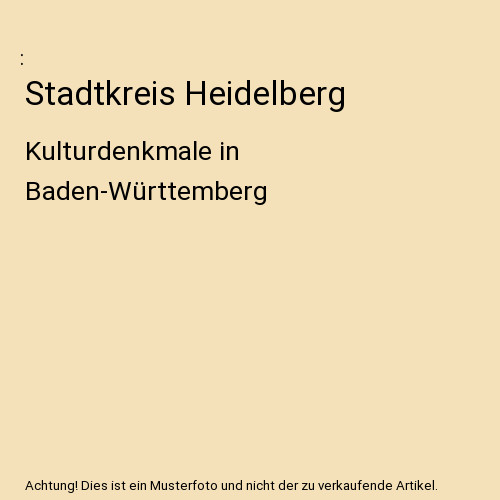 Stadtkreis heidelberg - stadtkreis,