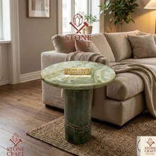 21" Grüner Onyx Stein Runde