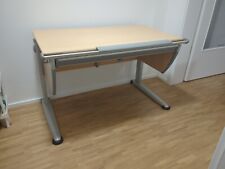 moll Runner Schreibtisch Höhenverstellbar, Winkelbar und mit Schublade