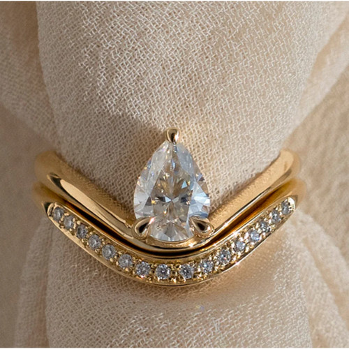 Diamant-Verlobungsring-Set