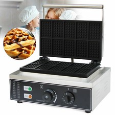 Profi Waffle Maker Machine Antihaftpfanne Belgisches Waffeleisen Waffelmaschine
