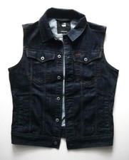 G-Star Men / Herren  Vest Weste S / Small Jeans Blue 3301 DC 3D Slim S/Less