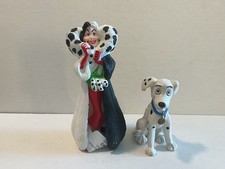 Disney Bully 101 Dalmatiner 2 x Figur Comicfigur 90er Jahre Cruella de Ville..