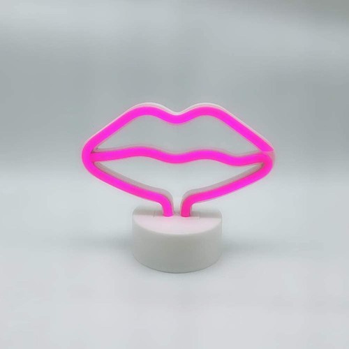 Party led neon lampe lippen - led,