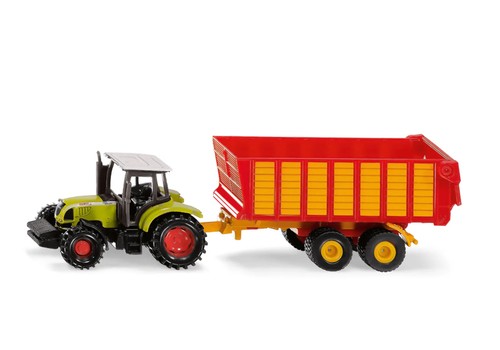 Claas traktor mit - mit, silagewagen