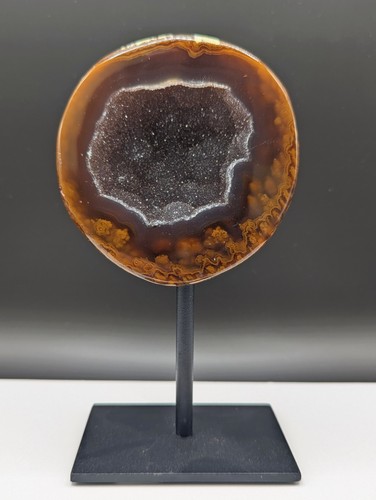 Achatdruse auf ständer - ständer, 435g