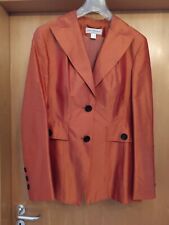 Seiden Blazer orange Gr.38 SINGH S.MADAN Heine elegant