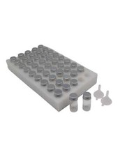 REFORUNG 45 Mini-Flaschen für Bonbons mit Aluminium-Schraubverschluss, 10 ml