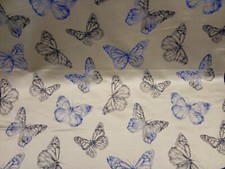 Möbelstoff Polsterstoff blau