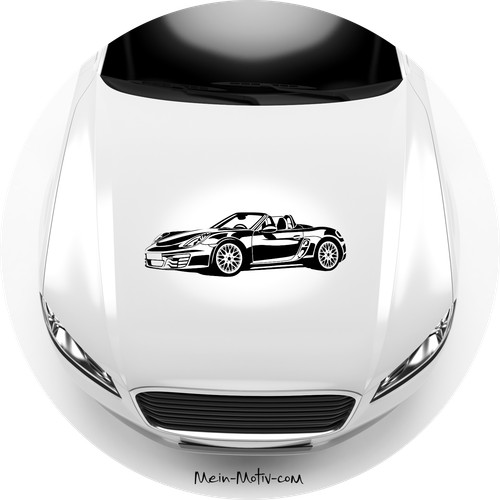 Autoaufkleber porsche boxster - autoaufkleber,
