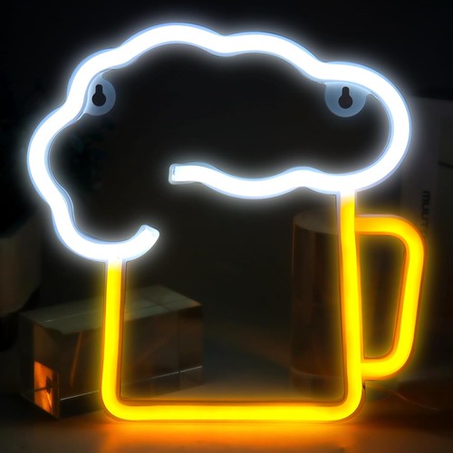 Led leuchtreklame bier - bier,,