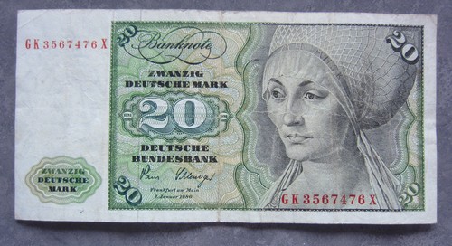 Geldscheine 20dm deutsche - 20dm,,