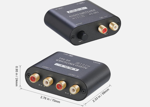 Audio switch ports - audio, 2