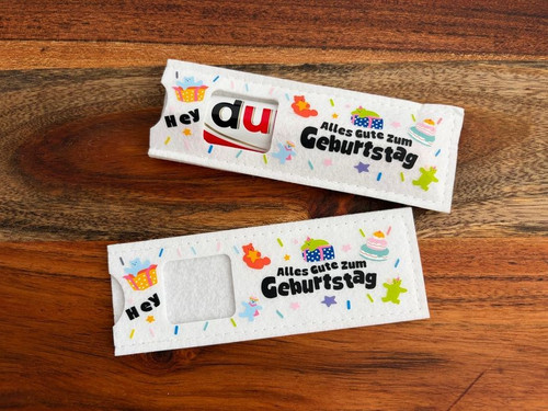 Filztasche duplo schokoriegel - filztasche,