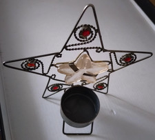 Teelichthalter Advent - Stern - aus Metall - guter Zustand!!