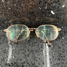 OWP Vintage Mod. 8490 610 Brillenfassung Herren Brille Gestell Braun Gold Horn